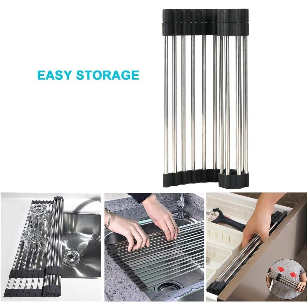 Stretchable Roll-up Drain Rack