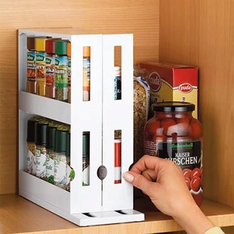 Spice Organizer Pull Sliding Rack