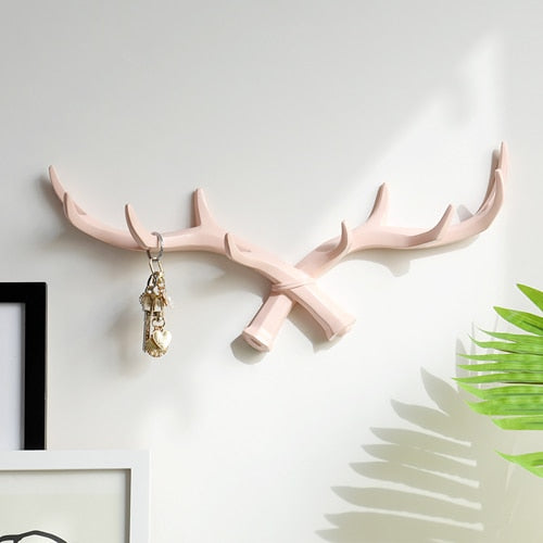 Deer Antler Decorative Wall Hook