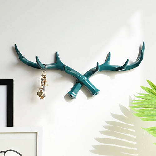 Deer Antler Decorative Wall Hook