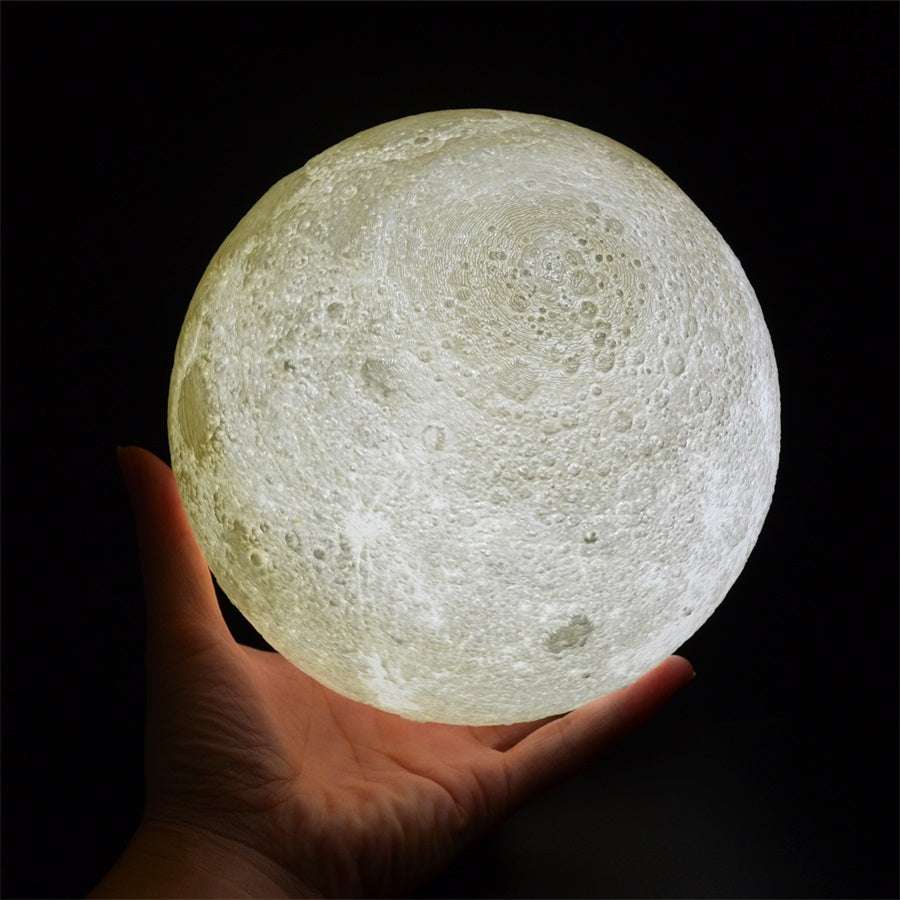 LED 3D Print Moon Light