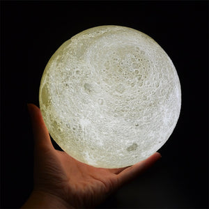 LED 3D Print Moon Light