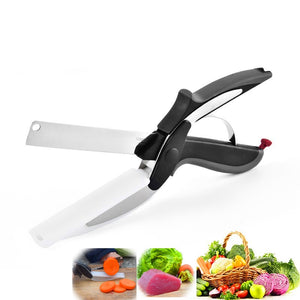 2 in 1 Scissors Knife with Cutting Board