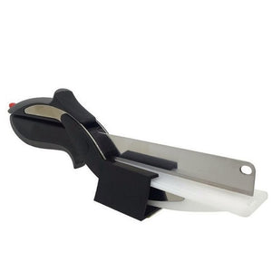 2 in 1 Scissors Knife with Cutting Board