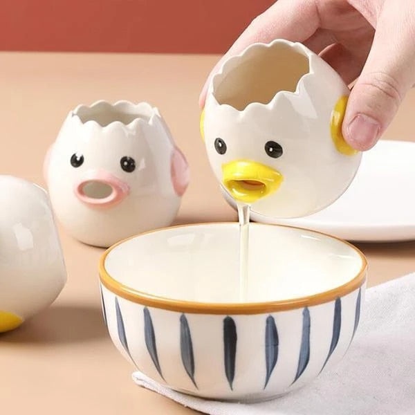 Ceramic Egg Yolk White Separator