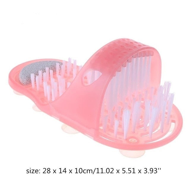Bath Slipper with Brush