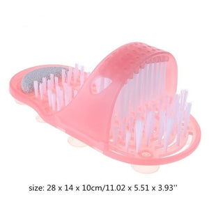 Bath Slipper with Brush