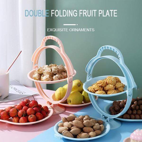3-ply Fruit Snack Plate Display Stand