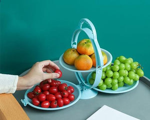 3-ply Fruit Snack Plate Display Stand