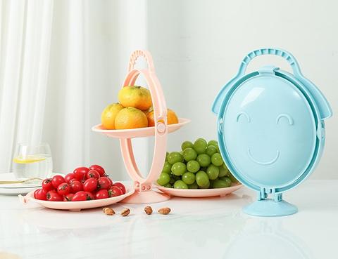 3-ply Fruit Snack Plate Display Stand