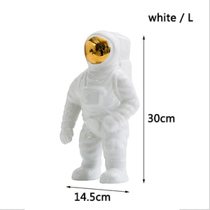 Astronaut Spaceman Dried Flowers Vase Table Top Decor